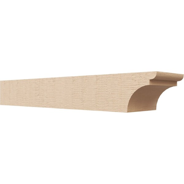 Ekena Millwork 6in. W x 4in. H x 28in. L Yorktown Woodgrain TimberThane Rafter Tail, Primed Tan RFTUR06X04X28YORRCPR - main